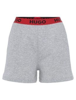HUGO Sweatshorts SPORTY LOGO_SHORTS 10249156 01 mit Hugo Logo-Elastikbund