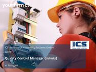 Quality Control Manager (m/w/x) - Stuttgart