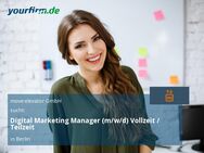 Digital Marketing Manager (m/w/d) Vollzeit / Teilzeit - Berlin