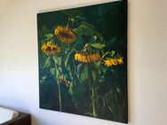 Oil Painting | Realism & Expressionism | Sunflowers by E.C.d.J - Herdwangen-Schönach