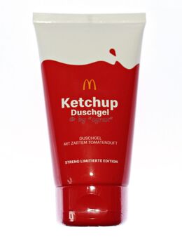 McDonald’s Ketchup Duschgel - NEU - streng limitiert, farblos, zarter Tomatenduft, 2024 - Bochum Wattenscheid