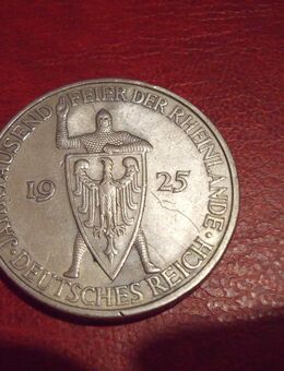 5 Reichsmark Dollar Silber Münze Jahrtausendfeier Rheinlande 1925 A , 1896 A ,1878 , 3 Stück - Aachen