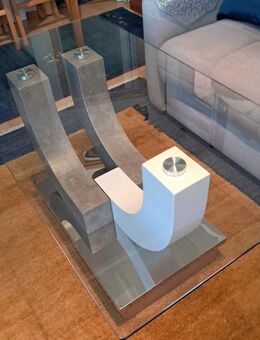 Couchtisch mit Glasplatte - Braunschweig