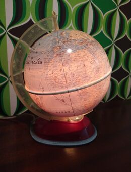 Globus Lampe Leuchte 50/ 60 er Vintage Retro - Ginsheim-Gustavsburg