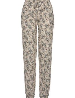 Vivance Jerseyhose mit Blümchendruck und Taschen, Sommerhose, elastisch