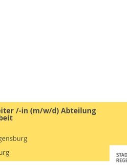 Sachbearbeiter /-in (m/w/d) Abteilung Seniorenarbeit - Regensburg