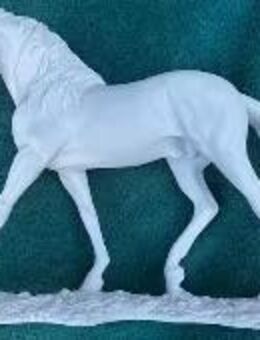 Porzellan Pferde weiss - Marke NADAL Valencia - Top wie neu - - Kassel
