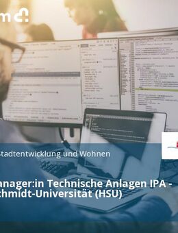 Projektmanager:in Technische Anlagen IPA - Helmut-Schmidt-Universität (HSU) - Hamburg