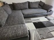 Ecksofa schwarz / grau (ca. 2,20 x 2,70m) - Vechelde