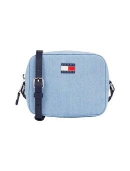 Tommy Jeans Kameratasche TJW ESS MUST CAMERA BAG DENIM, Damen Umhängetasche, Schultertasche, Mini Bag mit Logoflagge