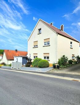 Familientraum im Grünen: Großes Grundstück mit Halle und Doppelhaus-Potential! - Dittelbrunn
