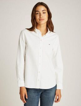 Tommy Jeans Hemdbluse TJW REG OXFORD SHIRT mit Logostickerei