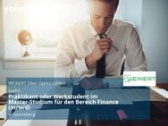 Praktikant oder Werkstudent im Master-Studium für den Bereich Finance (m/w/d) - Sonneberg