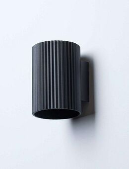 Loevschall Wandleuchte Sekvens LED Wandleuchte, Wandlampe für Küche, Bad, Flur & Wohnzimmer, LED fest integriert, Warmweiß, Stilvoll & modern, Wasserdicht, Auf und ab Einstellbar