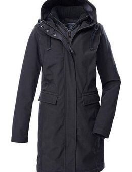 G.I.G.A. DX by killtec Softshellparka GW 79 WMN SFTSHLL PRK Damen Softshellparka: wasserabweisend, 2-Wege-Reißverschluss