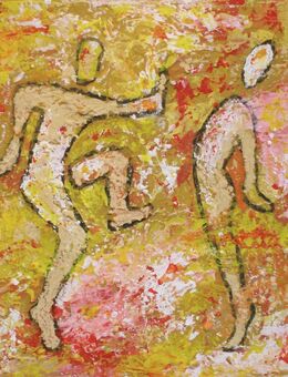 Acrylbild, Acrylmalerei, Acrylgemälde, Acryl auf Leinwand, Abstrakt, Figürlich - Dreieich