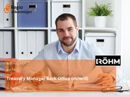 Treasury Manager Back Office (m/w/d) - Darmstadt