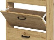FMD Schuhschrank Step 3 Breite 58,5 cm, Tief 17 cm, mit 3 Klappen, Schuhkipper