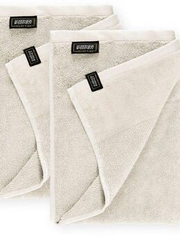 SCHÖNER WOHNEN-Kollektion Duschtücher Sense, Frottee (2-St), mit Velourborte, hautschmeichelnde Airtouch Qualität, super weich