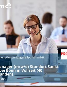 Kundenmanager (m/w/d) Standort Sankt Augustin bei Bonn in Vollzeit (40 Wochenstunden) - Sankt Augustin