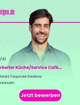 Mitarbeiter Küche/Service Cafébar Restaurant Rötelstraße 36 (m/w/d) - Neckarsulm