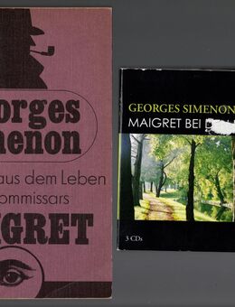 Georges Simenon Maigret Krimi Set Buch + Hörbuch CD Edgar M Böhlke - Nürnberg