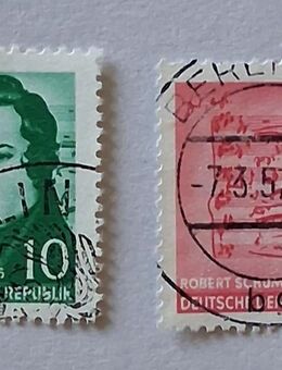 DDR 1956 100. Todestag Robert Schumann komplett gestempelt× - Görlitz