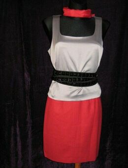 NEU * Sexy * edel * Seiden- Satin * Body * Blusen * Top * Corsage "Zero" Gr. 40- 42/ M * silber- metallic * - Riedlingen