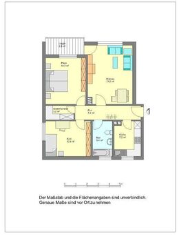 Demnächst frei! 3-Zimmer-Wohnung im EG mit Balkon! - Herford (Hansestadt)