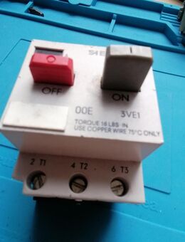Siemens 3VE1000-8J 400V 3,2-5A Motor-Schütz Schalter Hutschiene - Hamburg Wandsbek