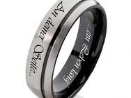 Herrenring Titanring HT137E mit Aussengravur - Aholming