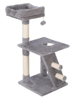 zooplus Basics Kratzbaum klein - grau