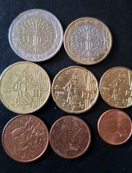 Frankreich komplett Euro-Satz von 8 Euro Münzen mit Marianne Symbol der Republik - Essen