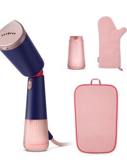 Philips Dampfbürste STH5030 "Styler", 120 ml und 200 ml Wassertank, Metallplatte, 1400 W, Steamer im schlanken Design, 2-in-1 Handschuh, Tasche, Stylemat inkl.