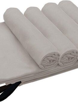 my home Handtücher Xavi, 4 Teile, ideal als Sporthandtuch, Reisehandtuch, Strandtuch, Microfaser (Set, 4-St), diverse Größen, sehr leicht, kompakt, schnelltrocknend, Mikrofaser