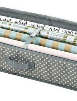 Zeller Present Aufbewahrungsbox, (Geschenkpapier-Organzier), aus Polyester