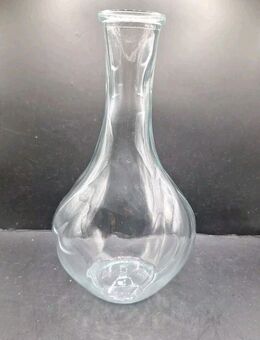 Ikea Glasvase Glasflasche Glas Vase 18cm hoch Öffnung 3,5cm Flasche ca8cm unten - Essen