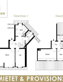 Maisonette-Wohnung mit 4 Zimmern und traumhaftem Ausblick - Leipzig