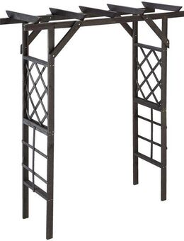 promadino Rosenbogen Pergola Ben, BxTxH: 200x65x208 cm, anthrazit