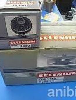 SELENIUM 2x DRIVER D 250 2x CORNERTA HC 23-25 8 OHM 150 Watt 2x Tweeter Driver D 250 - Dübendorf