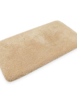 my home Badematte Kaarin, Höhe 30 mm, rutschhemmend beschichtet, schnell trocknend, Polyester, rechteckig, Badteppich, getuftet, flauschig, hochflor, große Farbauswahl