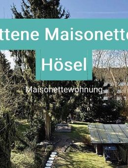 zentral gelegene, helle 2,5 Zimmer Maisonettewohnung mit Balkon & inkl. Stellplatz in Ratingen-Hösel - Ratingen