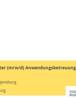 Gruppenleiter (m/w/d) Anwendungsbetreuung - Regensburg