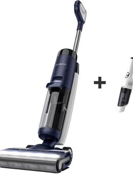 Tineco Nass-Trocken-Sauger Floor One S7 Flashdry PET, 70° Grad Heißluft-Trocknung, Selbstantrieb, 230 W, beutellos, beidseitige Kantenreinigung, automatische Saugleistungsanpassung