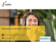 Referentin Datenschutz (m/w/d) - München