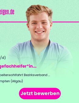 Pflegefachhelfer*in (m/w/d) - Kempten (Allgäu)