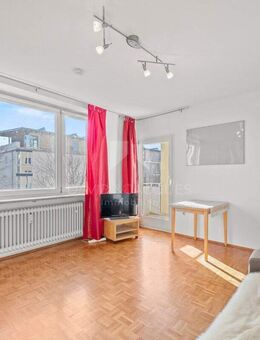Gepflegtes 1-Zimmer-Apartment mit Balkon - zeitlos, leerstehend & mit Potenzial - München