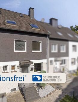 Essen-Borbeck: Familienfreundliches Einfamilienhaus mit sonnigem Garten und Garage - Essen