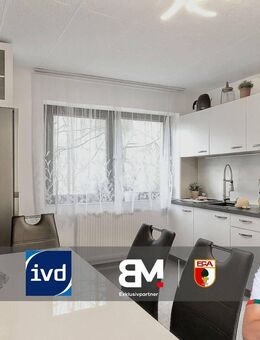 2021 umfassend saniert! 2,5-Zimmer-Wohnung im Hochparterre mit 50 m² in Augsburg-Haunstetten - Augsburg