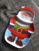 Weihnachtsteller in Nikolausform mit Einteilung in 53881